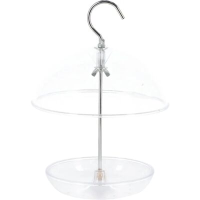 Mangime per uccelli Esschert Design FB558 - Montaggio sospeso - Plastica trasparente - Osserva i pettirossi Mangime per uccelli Esschert Design FB558 - Montaggio sospeso - Plastica trasparente - Osserva i pettirossi