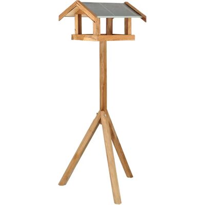 Esschert Design FB566 Bird Feeder - Durable Oak Steel Rectangular Roof Esschert Design FB566 Bird Feeder - Durable Oak Steel Rectangular Roof
