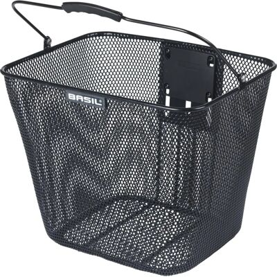 Basil Bilbao KF Vorderradkorb - Schwarz Basil Bilbao KF Vorderradkorb - Schwarz