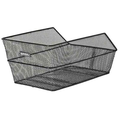 Basil Cento Hinterradkorb - Schwarz - Stahl, 39x21x24cm Basil Cento Hinterradkorb - Schwarz - Stahl, 39x21x24cm