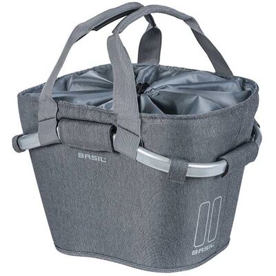 Panier Avant Basil Gris Melee - Panier pour vélo Panier Avant Basil Gris Melee - Panier pour vélo