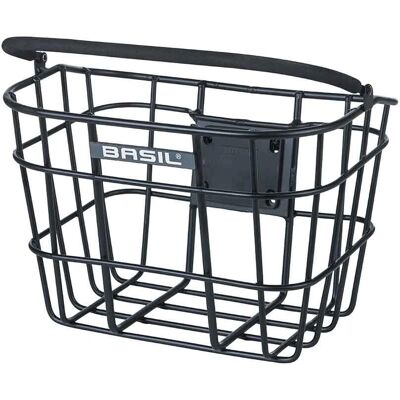 Basil Bremen Alu FM Fietsmand - Zwart Basil Bremen Alu FM Fietsmand - Zwart