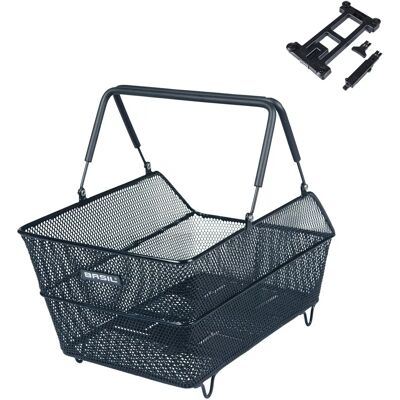 Basil Cento Multi System - Rear Bike Basket - Black Basil Cento Multi System - Rear Bike Basket - Black