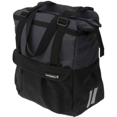 Basil Shopper XL Torba rowerowa - 20L Czarny/Antracyt Basil Shopper XL Torba rowerowa - 20L Czarny/Antracyt