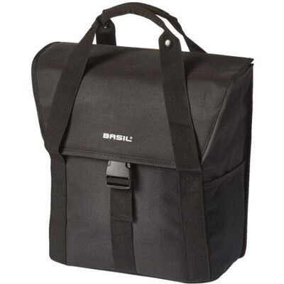 Sacoche Vélo Basil Go - 16L Polyester Imperméable Noir - Publicité Sacoche Vélo Basil Go - 16L Polyester Imperméable Noir - Publicité