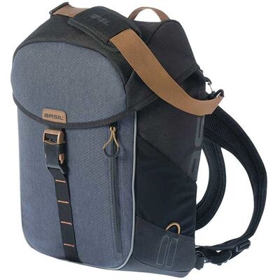 Sac à Dos Vélo Imperméable Basil Miles - 17L Gris Sac à Dos Vélo Imperméable Basil Miles - 17L Gris
