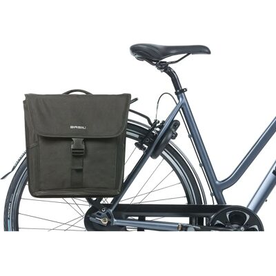 Basil Dubbele Fietstas met MIK Adapter - 32L Zwart Basil Dubbele Fietstas met MIK Adapter - 32L Zwart
