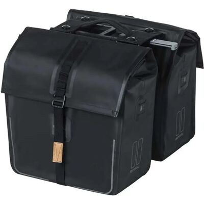 Basil Urban Dry Double Bag - Sacoches Étanches - 50L - Noir - Publicité Basil Urban Dry Double Bag - Sacoches Étanches - 50L - Noir - Publicité