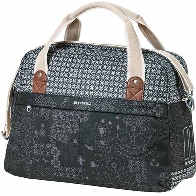 Basil Boheme Voorkant Fietstas - 18L - Zwart Basil Boheme Voorkant Fietstas - 18L - Zwart