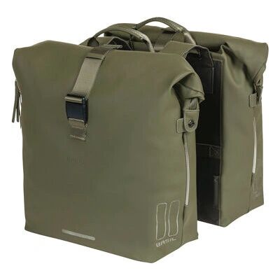 Basil SoHo Achter Fietstas - 41L Groen Basil SoHo Achter Fietstas - 41L Groen