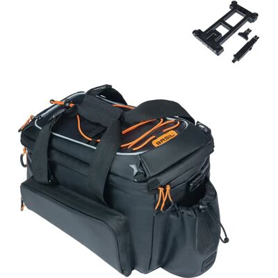 Basil Miles Tarpaulin Trunkbag XL Pro MIK 2.0 - Wasserdicht - 9-36L Schwarz Orange Basil Miles Tarpaulin Trunkbag XL Pro MIK 2.0 - Wasserdicht - 9-36L Schwarz Orange
