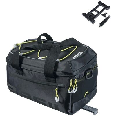Basil Miles Sacoche de Porte-Bagages MIK 2.0 Noir Lime - Sacoche pour vélo Basil Miles Sacoche de Porte-Bagages MIK 2.0 Noir Lime - Sacoche pour vélo