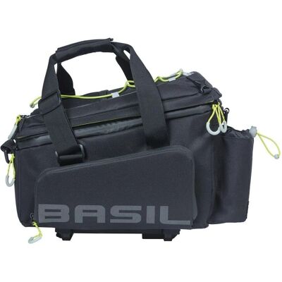 Basil Miles XL Pro MIK Gepäckträgertasche - 9-36L, Schwarz Limette Basil Miles XL Pro MIK Gepäckträgertasche - 9-36L, Schwarz Limette
