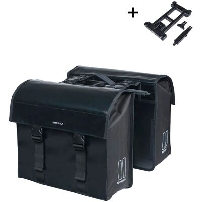 Basil Urban Load Fietstas MIK - 48-53L Zwart Basil Urban Load Fietstas MIK - 48-53L Zwart