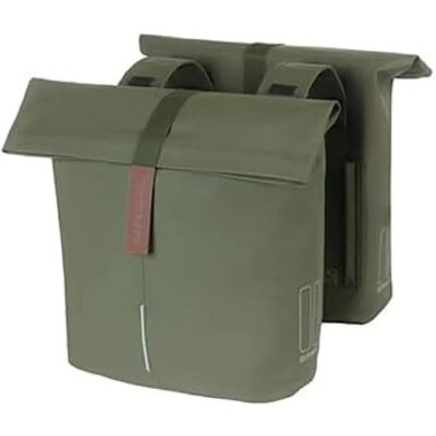 Basil City - Wasserdichte Doppel-Fahrradtasche - Moosgrün - 32 Liter Basil City - Wasserdichte Doppel-Fahrradtasche - Moosgrün - 32 Liter