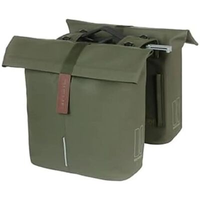 Basil City MIK Veganes Leder Moosgrün Fahrrad Tasche - 32L Basil City MIK Veganes Leder Moosgrün Fahrrad Tasche - 32L
