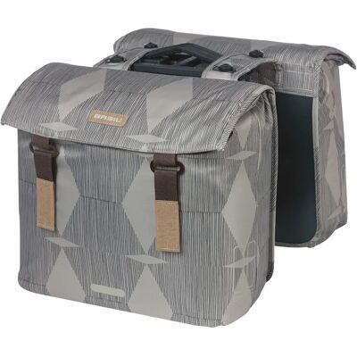Basil Double Bike Bag - 40-49L Taupe Basil Double Bike Bag - 40-49L Taupe
