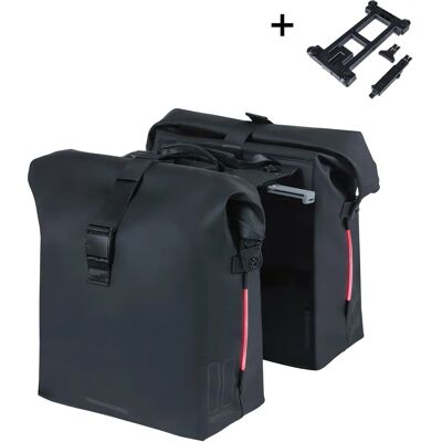 Basil MIK 2.0 Waterdichte Fietstas - 41L Zwart Basil MIK 2.0 Waterdichte Fietstas - 41L Zwart