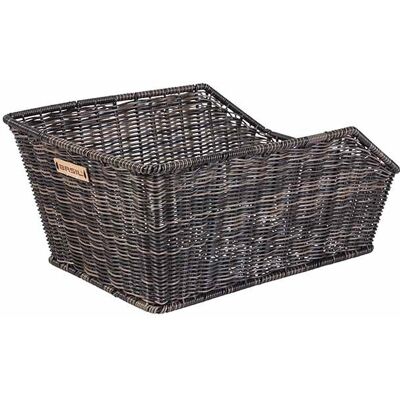 Basil Cento Rattan Look Baksykkelkurv - Brun Basil Cento Rattan Look Baksykkelkurv - Brun