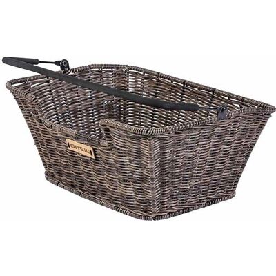Basil Merk Capri Rattan Look Fietsmand - Bruin Basil Merk Capri Rattan Look Fietsmand - Bruin