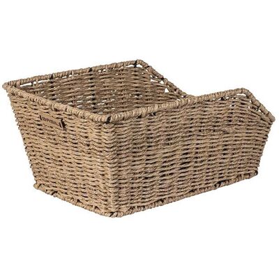 Basil Cento Bakhjulet Sykkelkurv - Syntetisk Rattan Basil Cento Bakhjulet Sykkelkurv - Syntetisk Rattan