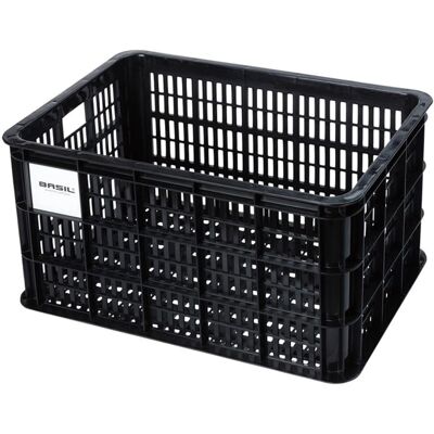 Basil L Fietskrat - 40L Gerecycled Plastic - Verschillende Bevestigingsmogelijkheden - Veilig & Duurzaam Basil L Fietskrat - 40L Gerecycled Plastic - Verschillende Bevestigingsmogelijkheden - Veilig & Duurzaam