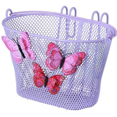 Kosz na rower przedni Jasmin Butterfly od Basil - Kosz rowerowy Kosz na rower przedni Jasmin Butterfly od Basil - Kosz rowerowy