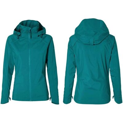 BASIL Skane Türkis Wasserdichte Fahrradjacke - Regenjacke BASIL Skane Türkis Wasserdichte Fahrradjacke - Regenjacke