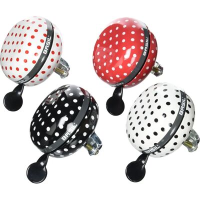 Grande Campana a Pois Basil 80mm - Campanello Bicicletta Grande Campana a Pois Basil 80mm - Campanello Bicicletta