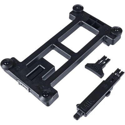 Basil MIK Plate Adapter 2.0 - Zabezpieczalna, Czarna - Płyta adaptacyjna dla systemu MIK Basil MIK Plate Adapter 2.0 - Zabezpieczalna, Czarna - Płyta adaptacyjna dla systemu MIK