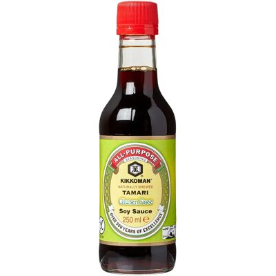 Sauce soja sans gluten Kikkoman Tamari - 250ml - Publicité Sauce soja sans gluten Kikkoman Tamari - 250ml - Publicité
