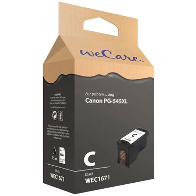 Wecare K20609W4 Svart bläckpatron - För Canon PG-545 XL Wecare K20609W4 Svart bläckpatron - För Canon PG-545 XL