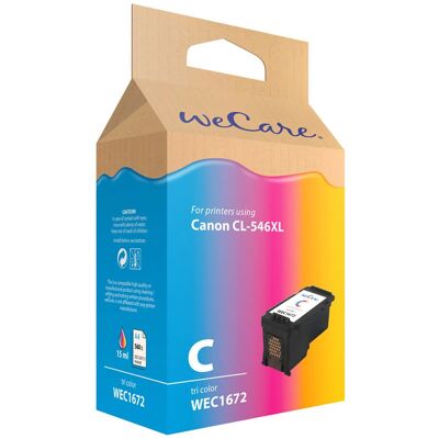 Wecare WEC1672 Bläckpatron - Kompatibel - 15ml - Flerfärgad - För Canon Pixma Tr4551, Tr4650 Wecare WEC1672 Bläckpatron - Kompatibel - 15ml - Flerfärgad - För Canon Pixma Tr4551, Tr4650