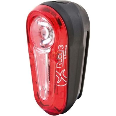Spanninga Ruby 3 Achterlicht - Steady - Batterij - Rood Spanninga Ruby 3 Achterlicht - Steady - Batterij - Rood
