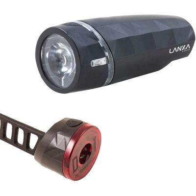 Spanninga Lanza Fietsverlichtingsset - 20 lumen - Batterij Spanninga Lanza Fietsverlichtingsset - 20 lumen - Batterij