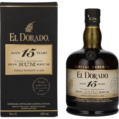 El Dorado 15 Jahre Rum - Demerara Special Reserve El Dorado 15 Jahre Rum - Demerara Special Reserve