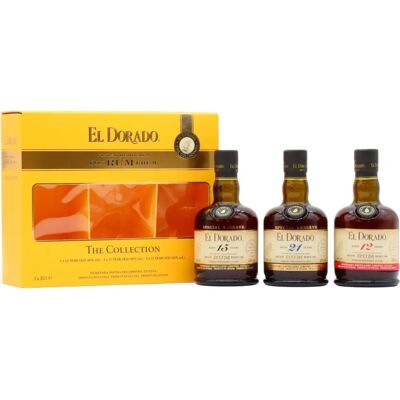 El Dorado Rum Geschenkset - 12-21 Jahre - Demerara El Dorado Rum Geschenkset - 12-21 Jahre - Demerara