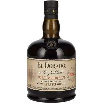 El Dorado Single Still PORT MOURANT 2009 - Demerara Rum El Dorado Single Still PORT MOURANT 2009 - Demerara Rum