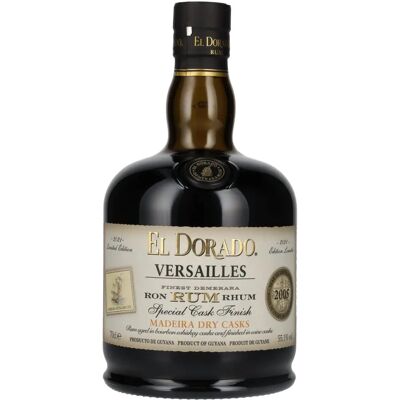 El Dorado Rum VERSAILLES Special Madeira Dry Casks 2005 - Rum El Dorado Rum VERSAILLES Special Madeira Dry Casks 2005 - Rum