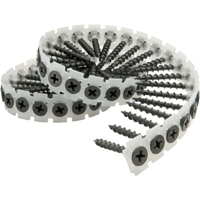 Senco SEN39A35MP DuraSpin Collated Screws - Drywall to Wood - 3.9 x 35mm Senco SEN39A35MP DuraSpin Collated Screws - Drywall to Wood - 3.9 x 35mm