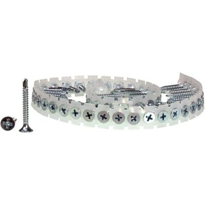 Senco SEN35Q25MC DuraSpin Collated Screws - Heavy Steel - 3.5x25mm Senco SEN35Q25MC DuraSpin Collated Screws - Heavy Steel - 3.5x25mm