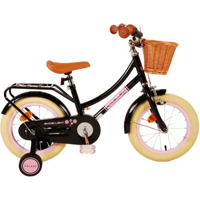 Volare - Barncykel - Utmärkt 14 tum Svart - Fotbroms med cykelkorg Volare - Barncykel - Utmärkt 14 tum Svart - Fotbroms med cykelkorg