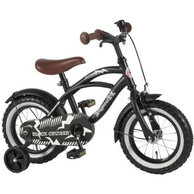 Volare Zwart Cruiser - Kinderfiets 12 inch Volare Zwart Cruiser - Kinderfiets 12 inch