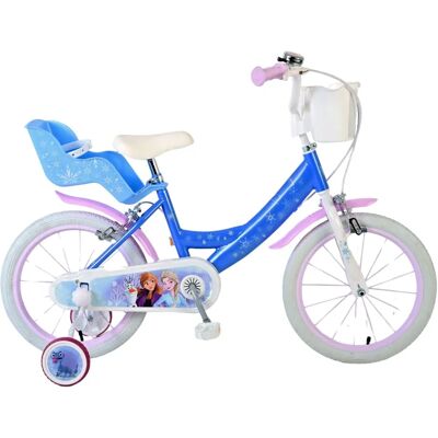 Bicicleta Infantil Frozen - 16 polegadas, preta, ajustável, 4-6 anos Bicicleta Infantil Frozen - 16 polegadas, preta, ajustável, 4-6 anos
