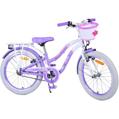Vélo Enfant Volare Lovely - 20 pouces, Violet, Deux freins - Enfants - Publicité Vélo Enfant Volare Lovely - 20 pouces, Violet, Deux freins - Enfants - Publicité