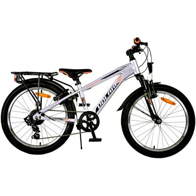 Vélo Cross City Volare - 20 pouces - Argent - Vélos pour enfants - 6 vitesses - Publicité Vélo Cross City Volare - 20 pouces - Argent - Vélos pour enfants - 6 vitesses - Publicité