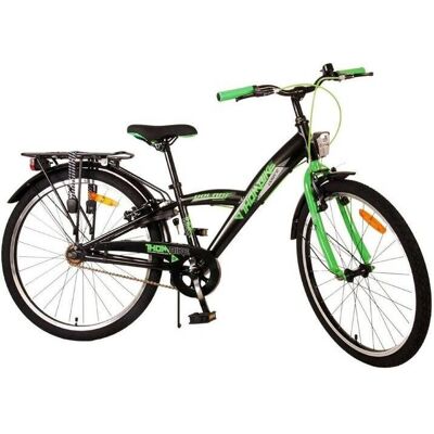 Volare Thombike Kinderfiets - 24 Zoll - Grün/Schwarz - 3 Gänge Volare Thombike Kinderfiets - 24 Zoll - Grün/Schwarz - 3 Gänge