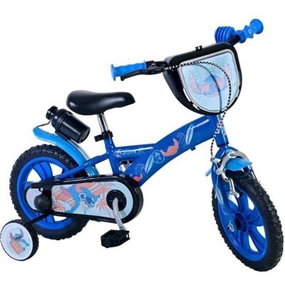 Vélo enfant Stitch 12 pouces - Bleu, Réglable, Cadre solide - Publicité Vélo enfant Stitch 12 pouces - Bleu, Réglable, Cadre solide - Publicité
