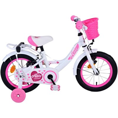 Volare Ashley 14 Zoll Kinderfahrrad - Weiß - 1 Gang - Für 3,5-5 Jahre Volare Ashley 14 Zoll Kinderfahrrad - Weiß - 1 Gang - Für 3,5-5 Jahre