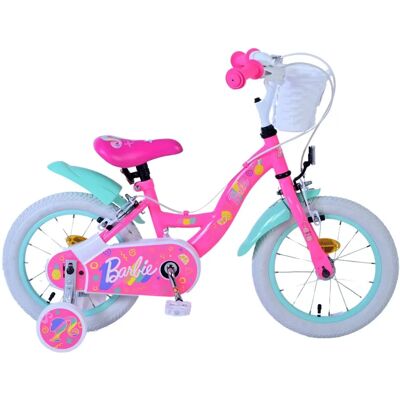 Vélo enfant Barbie de Mattel - Rose, 14 pouces, 3,5+ ans - Sans vitesses - Publicité Vélo enfant Barbie de Mattel - Rose, 14 pouces, 3,5+ ans - Sans vitesses - Publicité